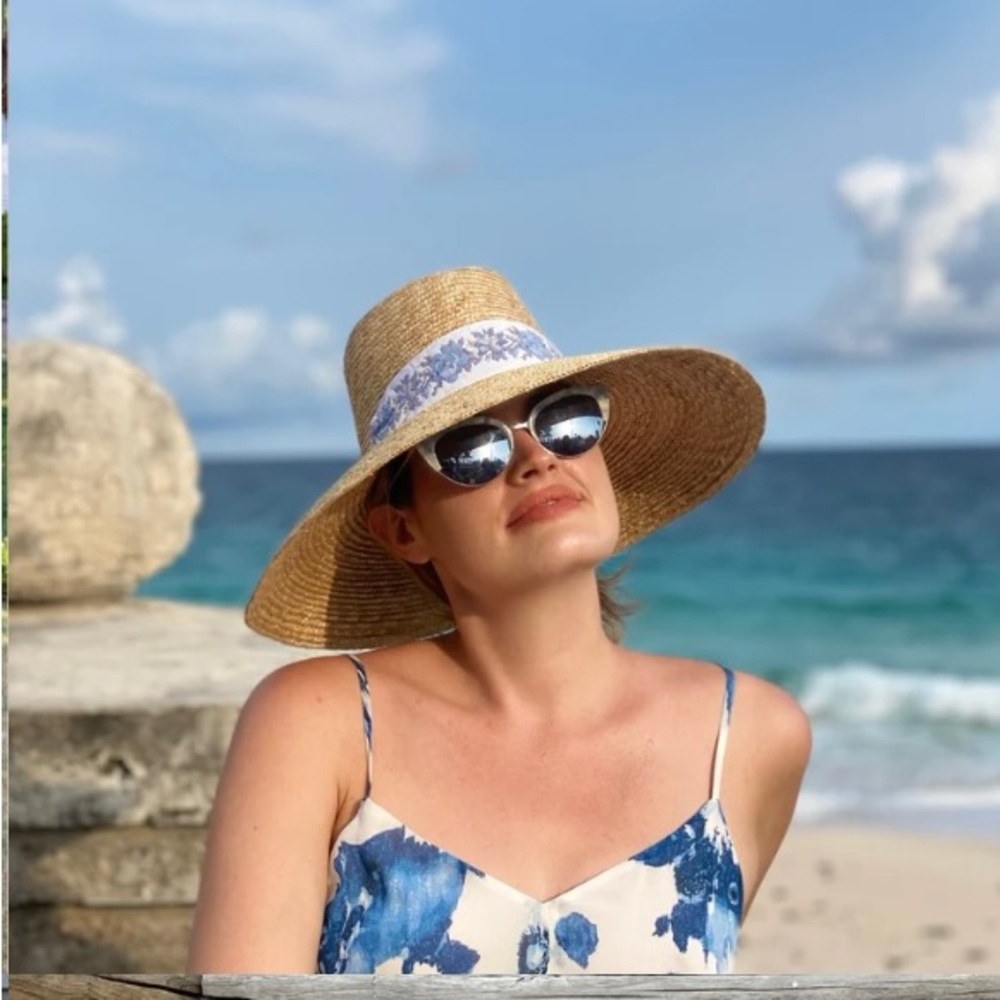 Sarah Bray Bermuda Poppy Sun Hat